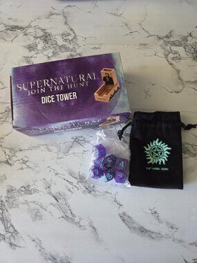 Supernatural Culturfly D&D Dice Set & Dice Tower